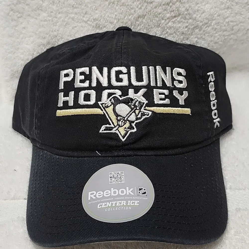Reebok Pittsburgh Penguins Canvas Snapback Hat - New